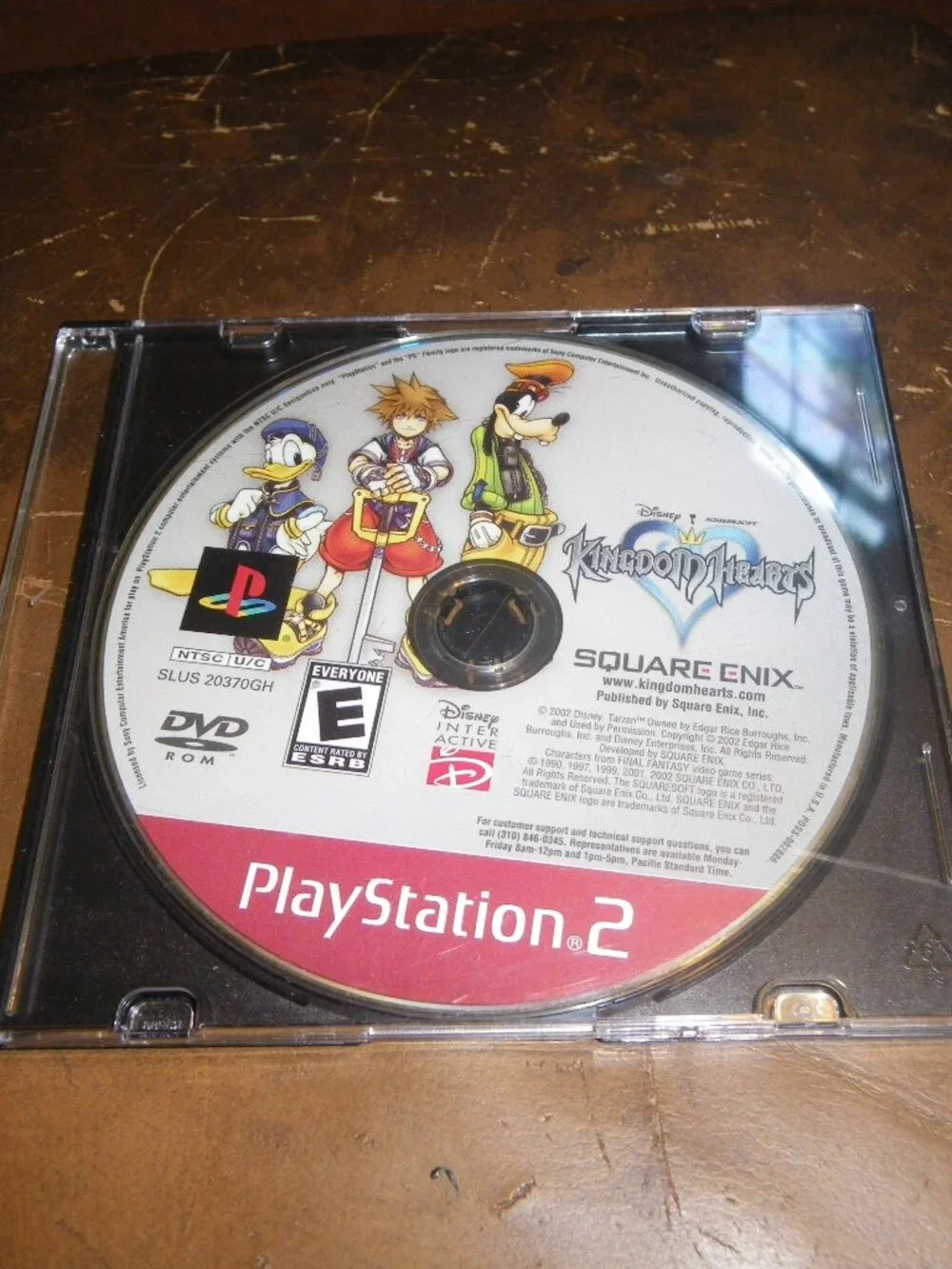 Kingdom Hearts Sony PlayStation 2 CD Video Game - Nice!